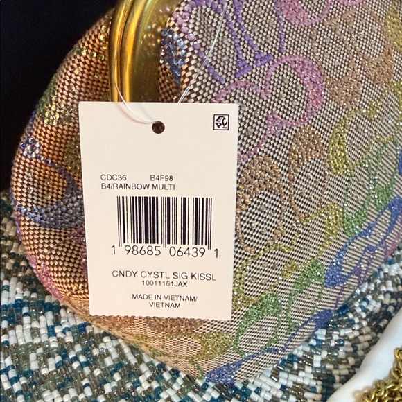 Coach Candy Crystal Signature Frame Kisslock 16 - Picture 11 of 11
